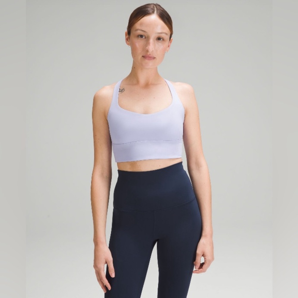 Lululemon Free to Be Longline Sports Bra - Lilac